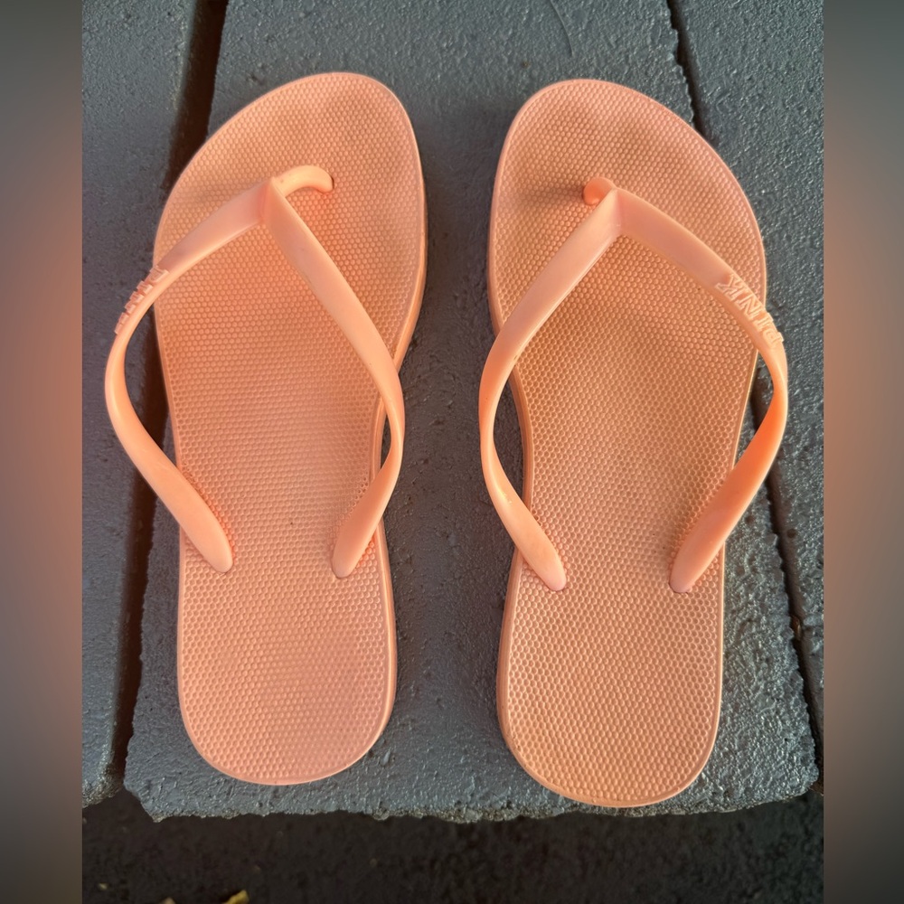 PINK Victoria's Secret Orange Sandals
